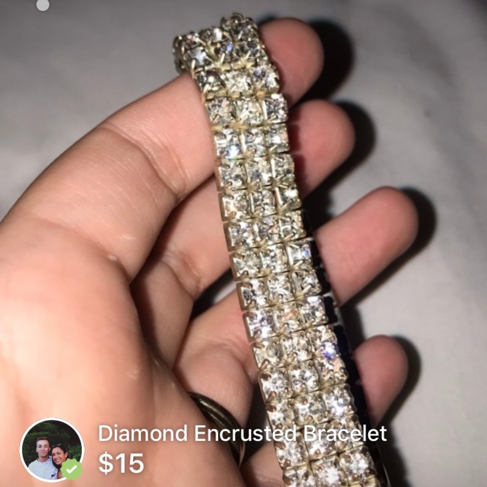 Two diamond bracelets